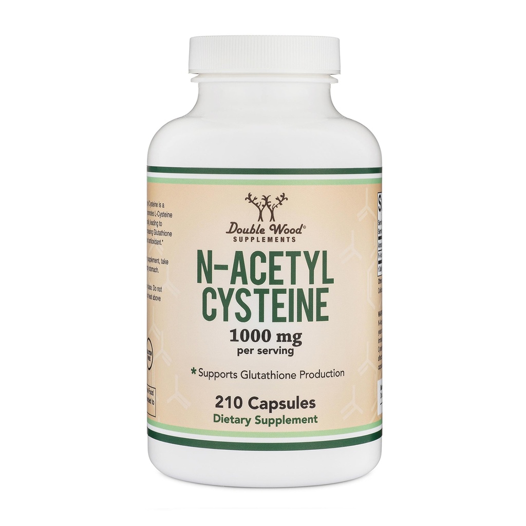 NAC Supplement N-Acetyl Cysteine (500 mg Per Cap, 210 Capsules) Odor Maskeleme Teknolojisi ile Tek Ahşap Seviyeleri Güçlendirmek için Test Edildi (Third Party Tested)