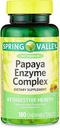 Papaya Enzyme Kompleksi Çekilebilir Tabletler Diyet Tamam, 180 Kont