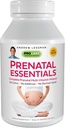 ANDREW LESSMAN Prenatal Essentials 180 Capsules - Kadınlar için Prenatal Vitaminler Tamamlayıcılar, Kadınlar Için Çokvitaminler, Kadınlar Prenatal, Postnatal-Methylfolate Prenatal ile Demirel