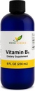 Sıvı B1 Drops - Daily Thiamine Supplement to Support Digestion, Nervous System, Heart Health, Stress Relief, Natural Energy ATM - 500% DV, 288 Şişe başına hizmet - 8 fl. oz