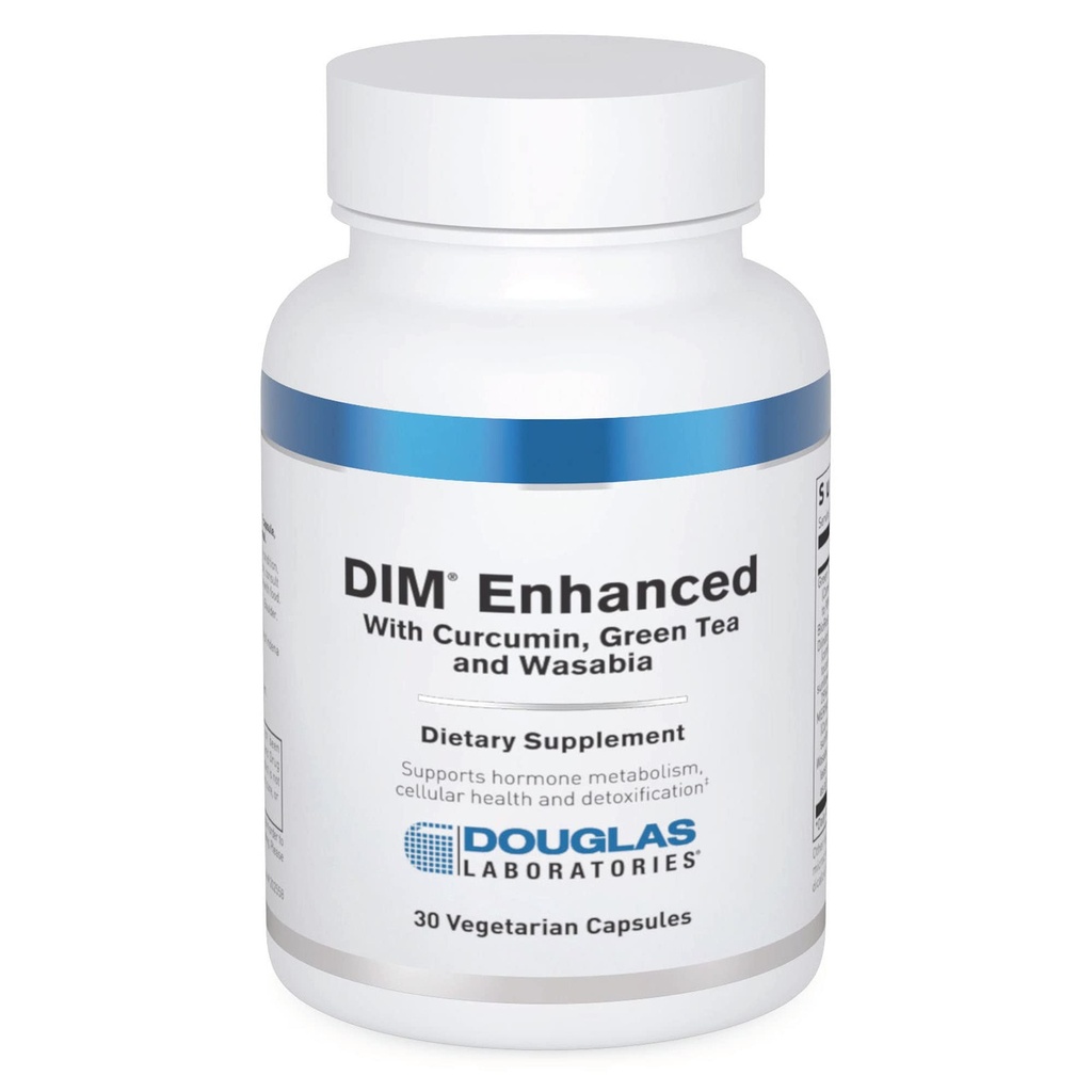 Douglas Laboratories DIM Geliştirilmiş - Hormon Dengesi, Hücre Sağlığı ve Detox* - Antioksitlerle, Yeşil Çay Ekstraksiyon & Wasabia - 30 Vegetarian Capsules