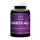 MRM Beslenme Digest-All ® | Digestive Enzymes | Geliştirilmiş Digestion ve Abxia | Lactase + Amylase + Lipase| Bloating ve Gas| 100% Vegetarian | Gluten-Free | 50 Hizmetler
