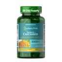 Puritan's Pride Turmeric Curcumin 1000 mg, 95 Cucuminoids'e ayak uydurulmuş, Antioksi Health için Herbal Diyetsel Supplement, 60 Radpid Release Capsules