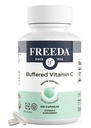 FREEDA Buffered Vitamin C 500 mg – Non-Acidicdis Ascorbate – Immune Support & Antioksi – Kosher, Stomach'ta Nazi – 100 Capsules
