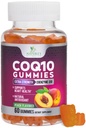 CoQ10 Gummies 100 mg - 3X Güçlü, Yüksek Aborpsiyon, Kalp Sağlığı Desteği ve Enerji Üretimi için Antioksi Supplement, Ultra Coenzyme Q10 Vitaminleri, Coq 10 Supplements, Non-GMO - 60 CoQ10 Gummies