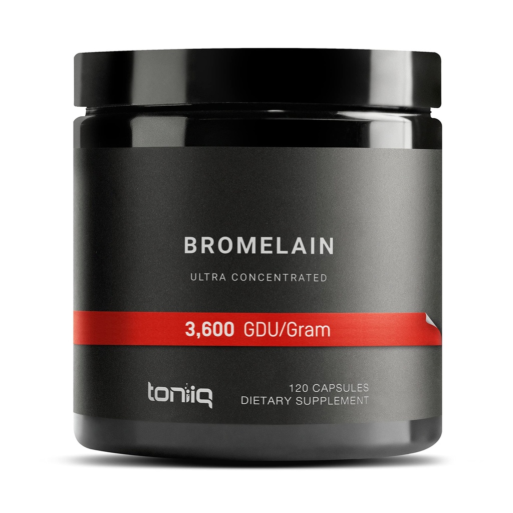 Ultra High Strength Bromelain 500 mg - 3600 GDU/Gram - Yüksek Yoğun ve Biyo kullanılabilir - Üçüncü Taraflı Test Edilen Formula - 120 Vejetaryen Capsules - 120 Teklifler Per Konteyner - Bromelain Supplement