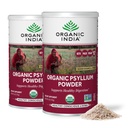 ORGANIC INDIA Psyllium Toz Organik - Güzel Tarım Psikiyatrisi Tamam, Digestion Support, Vegan, Gluten-Free, Non-GMO, Fiber Kaynağı - 6 oz (Pack of 2)