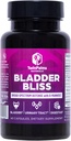 Bladder Bliss: Gelişmiş Cranberry Supplement & D-Mannose Formula for Urinary Tract Health for Women, Non-GMO, Gluten-Free, Vegan Capsules, Fast-Acting Relief & UTI Prevention, Bladder Support, 60 Ct