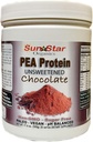 Pea protein Toz - Unsweetened - Cocoa Toz & Vanilla Bean ile Çikolata - Soy Free, Non-GMO 17.6 oz