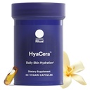 Ritual HyaCera Skin Supplement for Wrinkle Support, Hyabest® ve Ceratiq® ile Skin Hydration Support, Hyaluronic Acid, Glycolipids, Ceramids, Gluten Free, Non GMO, Vanilla Esence, 30 Day Supply