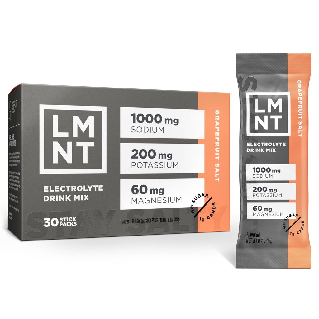 LMNT Zero Sugar Electrolytes - Grapetre Salt | İçecek Mix | 30 Kont