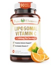 Pure O Elements Vitamin C Liposomal Supplement Capsules 180 Count – High Absorption Ascorbic Acid, Non-GMO, Soy Free, Gluten Free - Pure Vitamin C