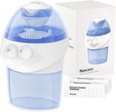 Opove Nasal Irrigation System, Sinus Rinse Kit with 1 Nose Clean & 15 Salt Packets, Self-Cleaning & Auto Waste Collection, Device Sinus Rinse Şişe for Relie Nasal Discomfort