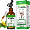Cats, Premium Cat Antibiyotiks Supplemen, Cats için Doğal Antibiyotikler, Pet Supplements, Cat Antibiyotiks Supports Immune & Cats Antibiyotiks Multivitamin - 2 Fl Oz / 60ML