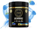Pre Workout Toz Blue Raspberry Performansı Caffeine, L-Citrulline, Beta Alaline, Himalaya Pink Salt - Yapay Dyes (30 Hizmet)