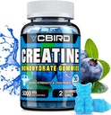 Creatine Monohydrate 5g Per Serving, No Sugar Creatine Supplements Support for Strength, Performance, Energy, Recovery, Gluten-Free Creatine for Women and Men, Blueberry Flavor (30 Gummies132)
