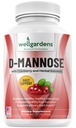 Cranberry Extract ile% 100 Saf D-Mannose - Temiz İmurities, Natural Urinary Tract Health, Liver ve Bladder Support Capsules, Non-GMOMOMO
