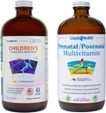 LIQUIDHEALTH Çocuk Tamam Çokvitamin & Women's Prenatal/Postnatal Liquid Multivitamin for Before, For & After Gebelik - Immune Support, Health & Wellness for Moms & Kids - Made in USA