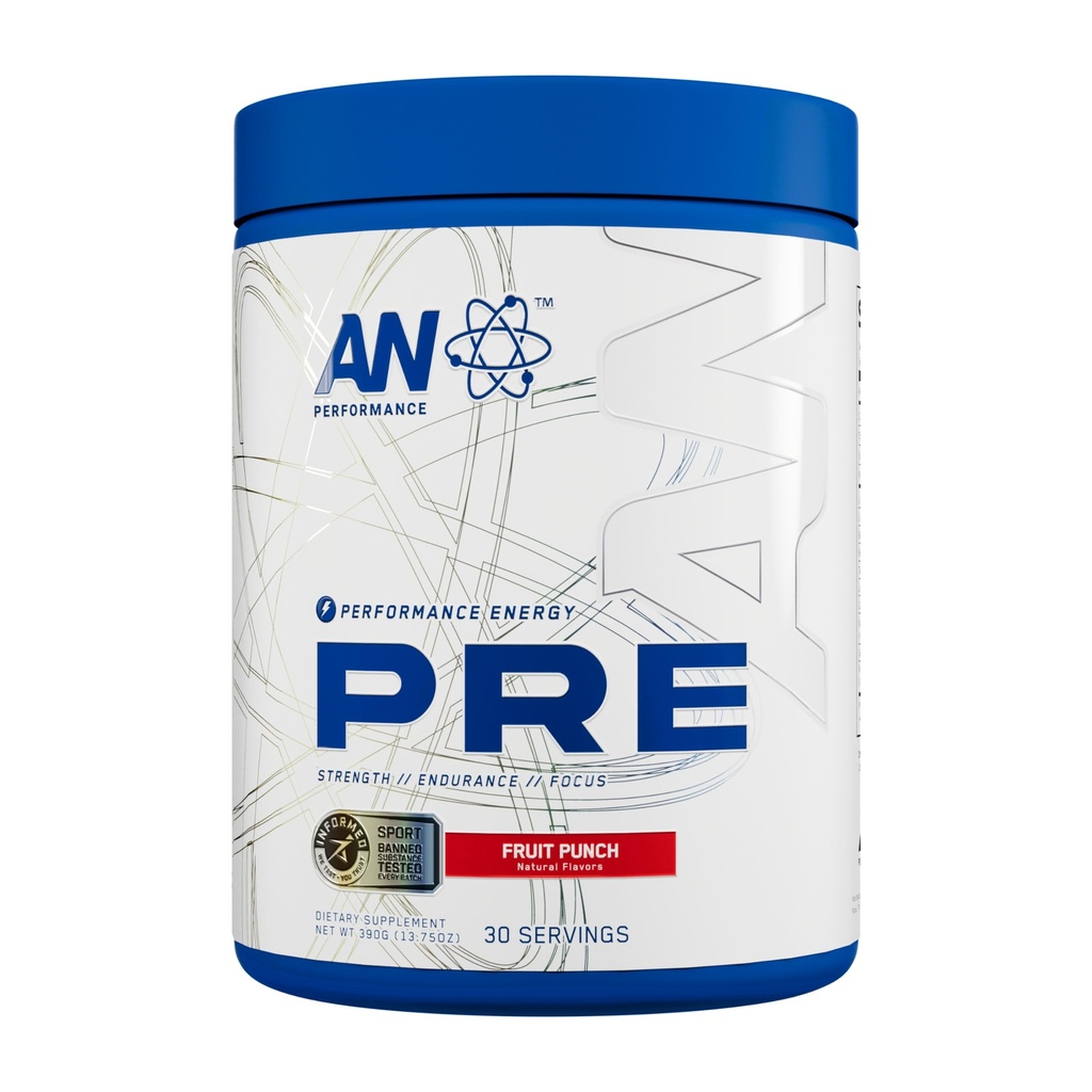 Erkekler ve Kadınlar için Çalışma öncesi Toz Tamamı | Enerji İçilir 300 mg Caffeine + Beta Alanine + Citrulline | Üçüncü Partili Test Edildi | Punch Meyve | 30 Hizmet