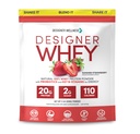 Tasarımcı Wellness, Tasarımcı Whey, Doğal Whey Protein Toz Probiyotiks, Fiber ve Key B-Vitamins for Energy, Gluten-Free, Summer Strawberry, 2 lb