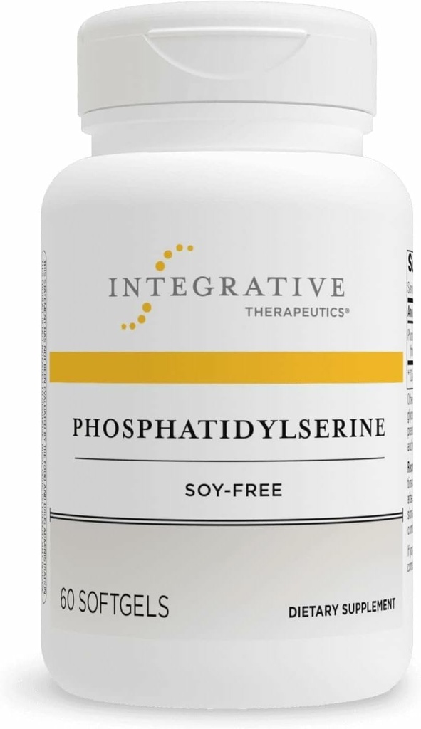 Bütünleştirici Tedaviler Phosphatidylserine - Beyin Fonksiyonlu Desteği Supplement* - Sağlıklı Stres Cevap* - Gluten-Free, Soy-Free & Dairy-Free - 60 Softgels (60 Hizmet)