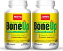Jarrow Formulas BoneUp Vegetarian - 120 Tablets, Pack of 2 - Vegetarian/Vegan Supplement for Bone Health - Vegan-Friendly Sources of Vitamin D3, Vitamin K2 (as MK-7) & Calcium - 120 Total Servings