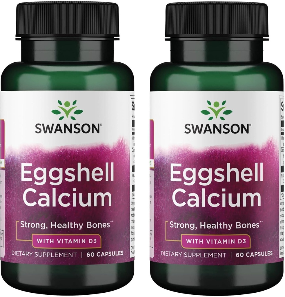 Swanson Yumurtası D-3 60 Capsules (2 Pack)