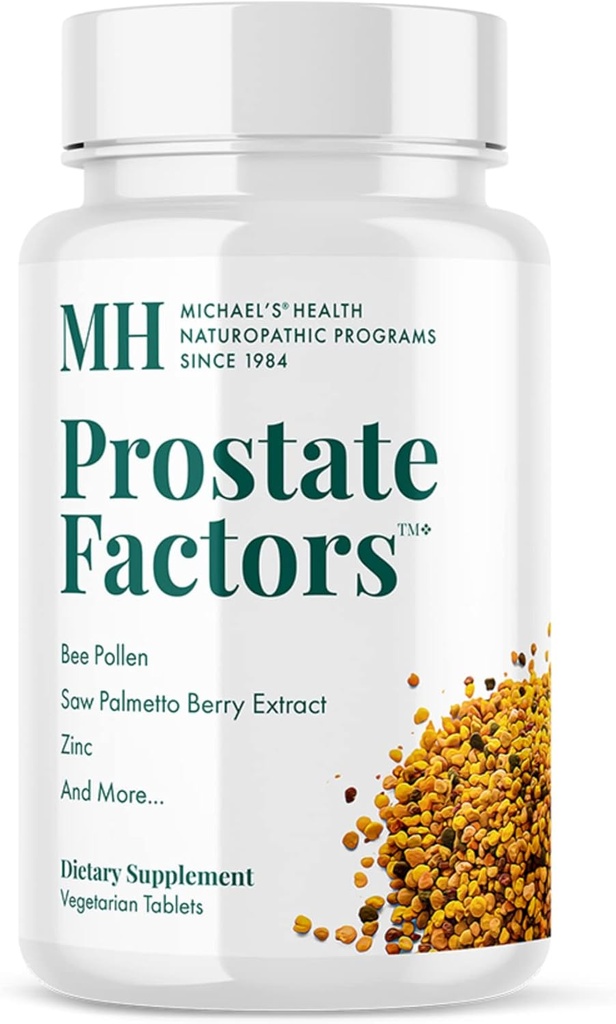 Michael'ın Sağlık Naturopathic Programları Prostate Faktörleri - 60 Vejetaryen Tabletler - Prostate - Kosher - 15 Hizmet