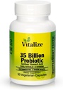 UVitalize - Kadınlar ve Erkekler için 35 Milyar PROBIOTIC | Probiyotikler with 8 Probiyotik Stains | Support Metabolism and Digestive Health | Vegan Probiyotik Capsules for All | 30 Vegetarian Capsules