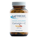 Metabolic Bakım Curcumin + C - Longvida + Vitamin C Beyin Fonksiyonlar ve Ortak Hareketlilik için Tamamlandı (60 Capsules)