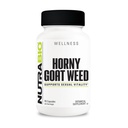 NutraBio Horny Goat Weed Extract Supplement, 500 mg - Hem Erkekler hem de Kadınlar için, Enerji ve Yaşama Yardımcı Olmak, 90 Sebze Kapsülleri