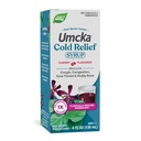 Nature's Way Umcka Cold Relief Syrup, Homeopathic Cold Medicine, Shortens Duration & Reduces Severity of Cough, Congestion, Sore Throat & Hoarseness, Non-Drowsy Syrup, Cherry Flavored, 4 fl oz