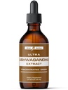 Ultra6 Beslenme Ashwagandha Liquid Drops - Rhodiola Rosea Tincture ile Organik Ashwagandha Supplements - Mood ve Enerji için Kök Takdir - Erkekler ve Kadınlar için Tamam
