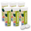 İçecekler Limon Lime Electrolyte Fizzy Hydration Tabletleri (6) Tube Sche | 0g Sugar - Natural Sports Drink - Essential Electrolytes | 60 Hizmet - 10 Tablet