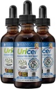 Uricel - Gelişmiş Uric Acid Support & Cleanse Supplement - Daha İyi Abhidrasyon için Sıvı Teslimat - Tart Cherry, Chanca Piedra, Celery Seed, Turmeric & More!