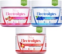 Maceram, Sıfır Şeker ile Hydration Electrolytes Toz'u İyileştirmek için, Sche, Blue Raspberry & Watermelon Candy & Strawberry Lemonade Flavors