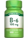 Nature's Truth B6 Vitamin | 100 mg | 100 Tablet | Vegan, Non-GMO & Gluten Free Supplement Supplement