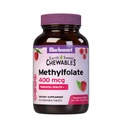 Bluebonnet EarthSweet Torchfolate 400 mcg Cellular Active Coenzyme 5-MTHF L Metil Foate Supplement - Prenatal & Energy Support* - Non-GMO, Vegan, Gluten-Free - Raspberry - 90 Chewable Tabletler