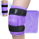 REVIX XL Diz Buz Ayakları Entire Dizleri, Gel Buz Paketi Kas Ache, Cold Pack Discomfort'u azaltmak ve Flexability, Soft Plush Linings, Morgreen