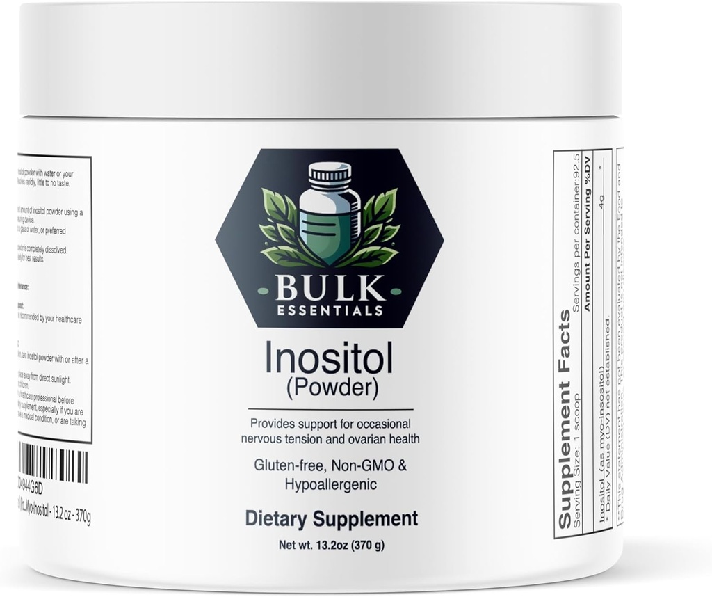 Genric Bulk Essentials Inositol (Powder) - Myo-Inositol ile - 13.2 oz - 370g