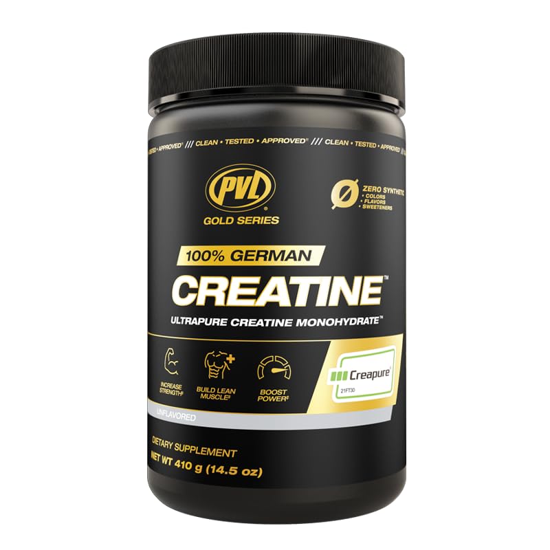 PVL Krepure Kreatine - 100% Saf Alman monohidrat Toz - 82 Hizmet - 410 g