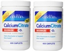 21st Century Food Citrate Plus D maximum Caplets, 400 Kont (Pack of 2)