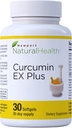 Turmeric Curcumin Supplement, Curcumin EX Plus with Grapeseed Extract, Resveratrol & Red Wine Polyols for Joint Health & Heart Health, Curcuminoids Kompleks 500 mg Capsules