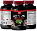 VIP VITAMINS Saç Supplement - Gray Saç Ters Kompleksi, Biotin, folic Acid, Nettle Root - Saw Palmetto Extract, 1 Şişe (60 Capsules)