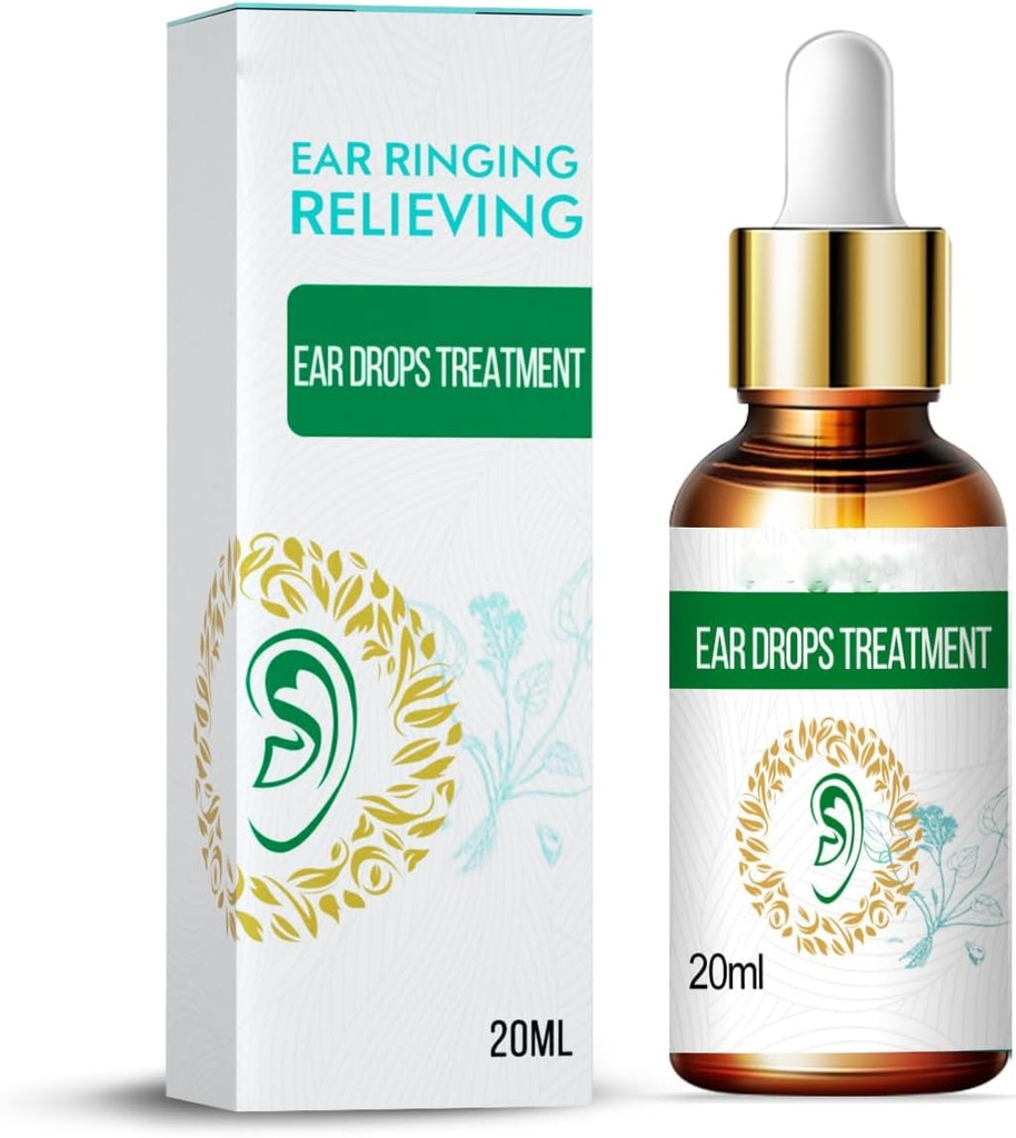 Ringing Ears için Tinnitus Relief, Natural Herbal Formula Ear Ringing Relief Drops, Tinnitus Oil Etkili Bir şekilde Relieve Earache ve Duymayı Geliştirin -1par