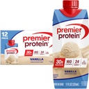 Premier protein Shake, Vanilla, 30g protein, 11 fl oz, 12 Paket (Pazar Mayıs Vary)