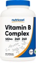 Nutricost Vitamin B Kompleks 462 mg, 240 Capsules - Vitamin C - Enerji Kompleksi