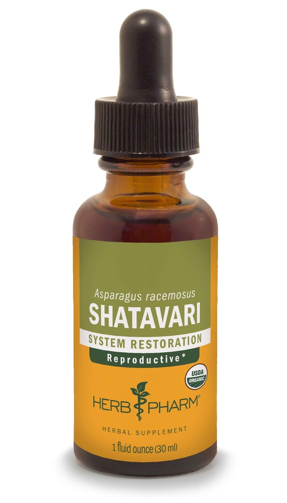 Herbm Pharm, Bayan Reproductive System Support için Organik Shatavari Sıvı Türlemeyi Onayladı - 1 Ounce