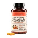 NatureWise Curcumin Turmeric 2250 mg -% 95 Curcuminoids & BioPerine Black Pepper Ekstra Apsiyon - Daily Ortak ve Immune Health Support - Vegan, Non-GMO, 90 Count[30-Day Supply]