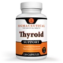 Tiroid Wellnessı | çinko, Selenium & Iodine Kompleksi | Ashwagandha & Kelp Herbal Desteği | 120 Vejetaryen Capsules | Natural Energy & Metabolism Formula